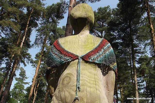 Autumn Lace 4ply Shawl Knitting Pattern