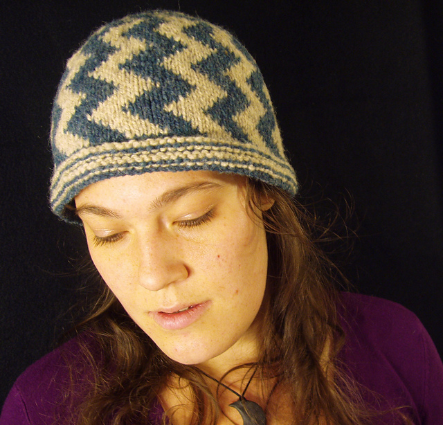 Flowing River Zig-Zag Hat