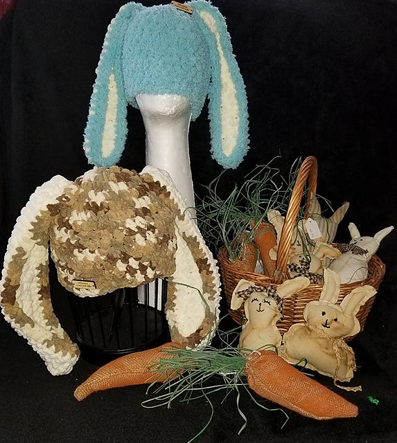 Hippity Hoppity Fuzzy Bunny Hat