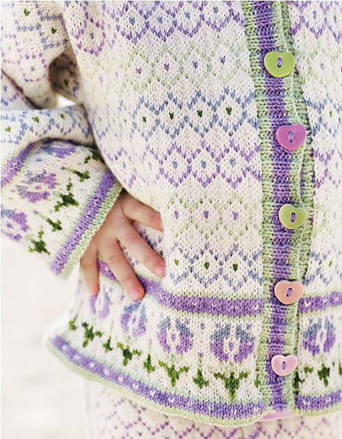 In the Flower Garden Children’s Cardigan