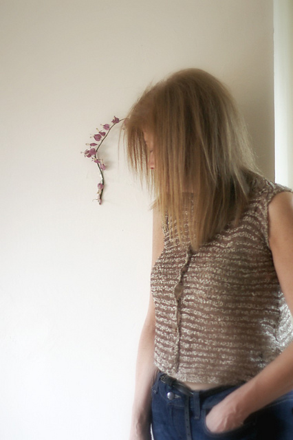 Washi Moire and Silk Vest