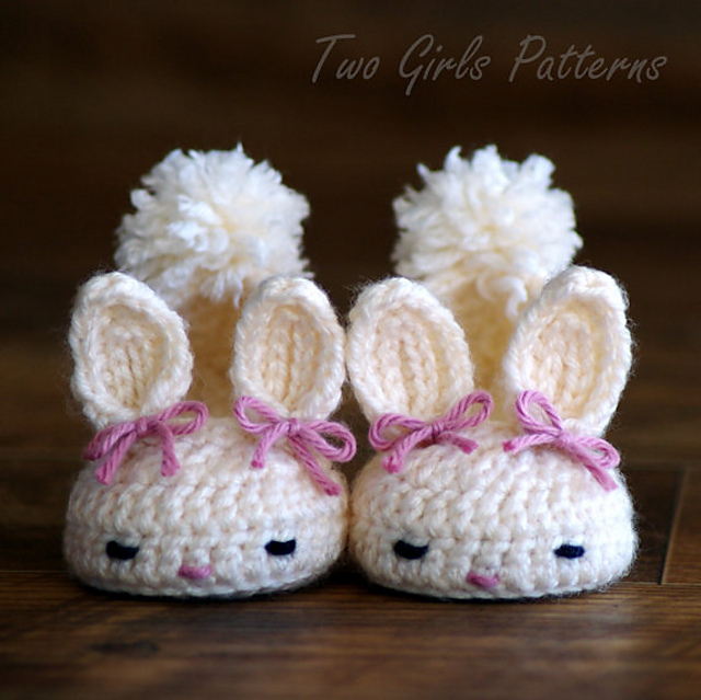 Hoppy Baby Bunny House Slippers