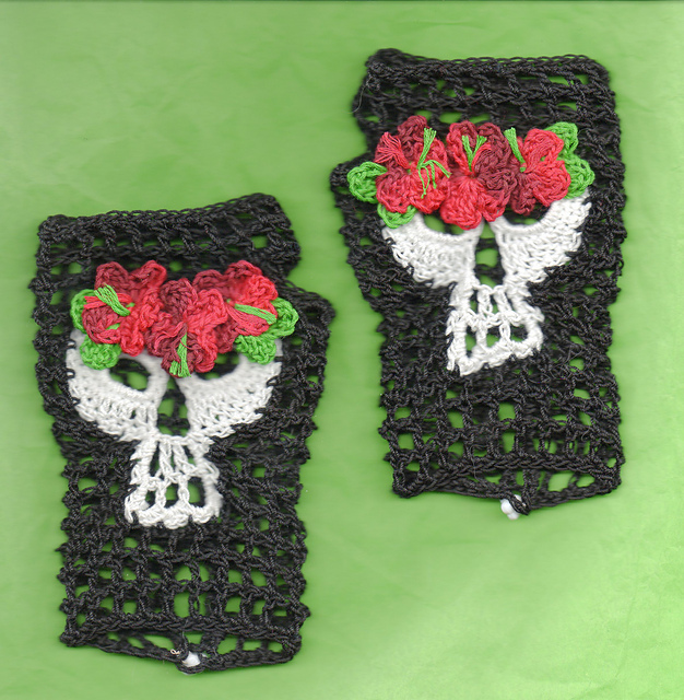 Happy Birthday Frieda Fingerless Gloves