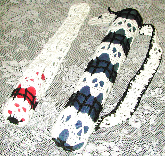 Creepy Skulls Yoga mat Bag, Water Bottle  Carrier