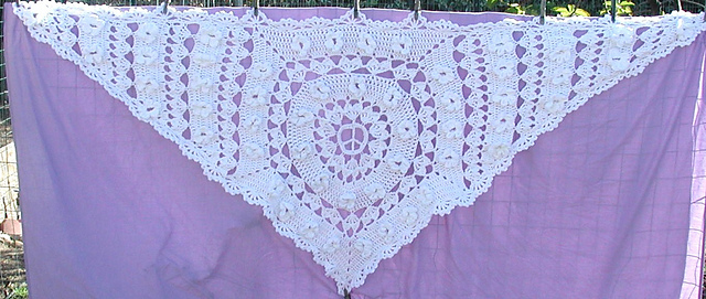 Hippie Wedding Shawl