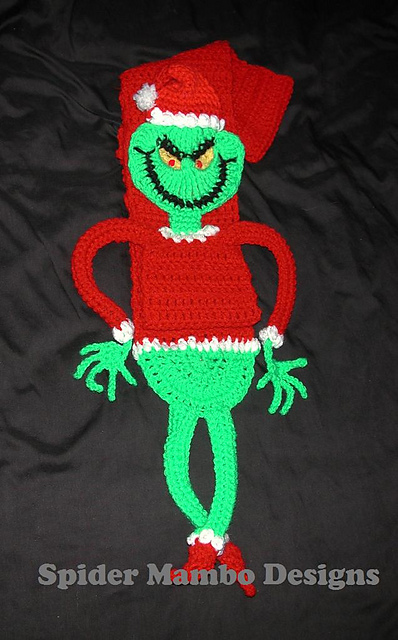 Great Big Greenie Meany Scarf or Lovie
