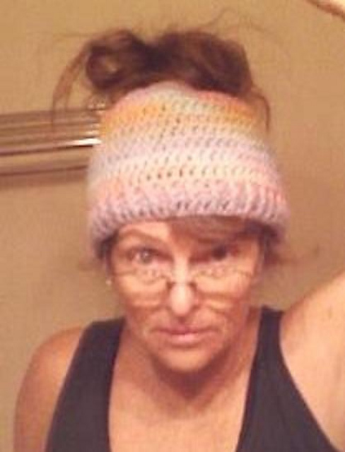 Messy Bun Ponytail Beanie
