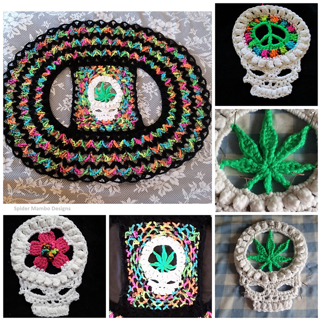 4 20 RIP Skull Circle Vest
