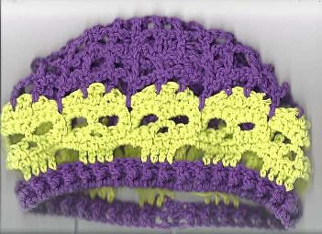 Bone Dance Creepy Skull Mesh Beanie