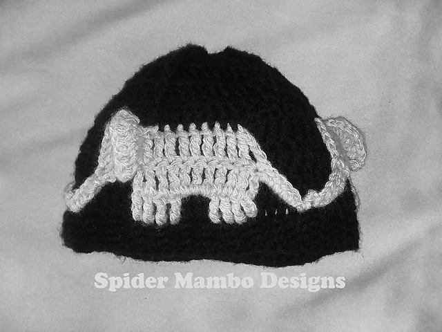 Elephant Beanie  Slouch,  or Messy Bun
