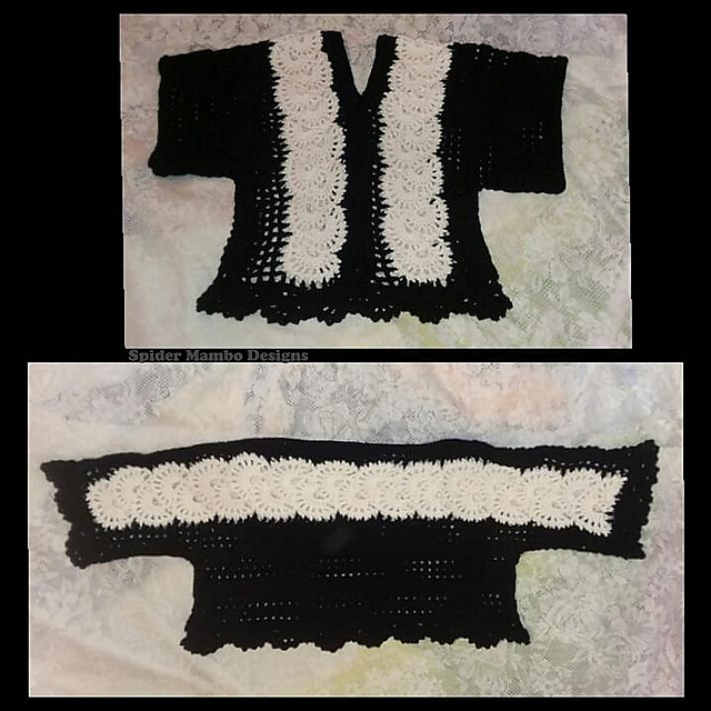 Queen Ann's Lace Kimono or Crop Top