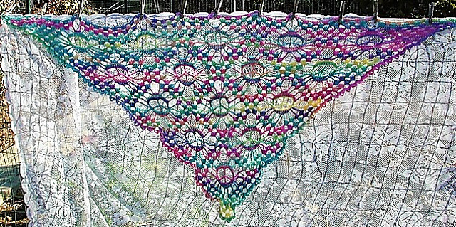 Peace Sign Shawl