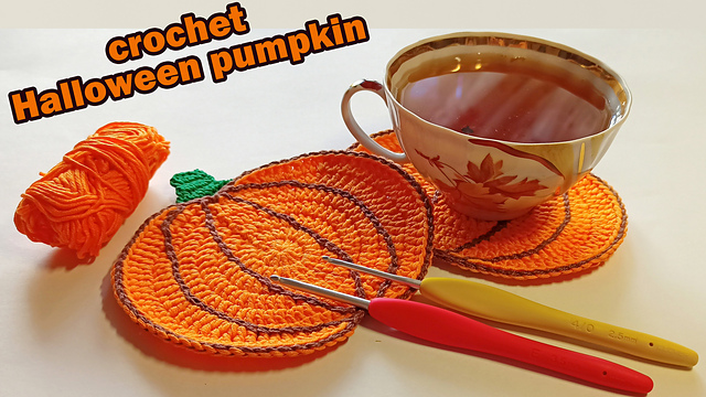 Halloween Pumpkin Tea Coaster