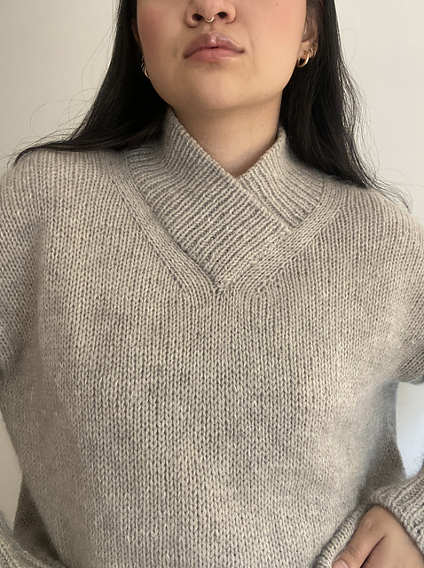 Ravelry: Typical Cross Mockneck pattern by Tiffany Liew