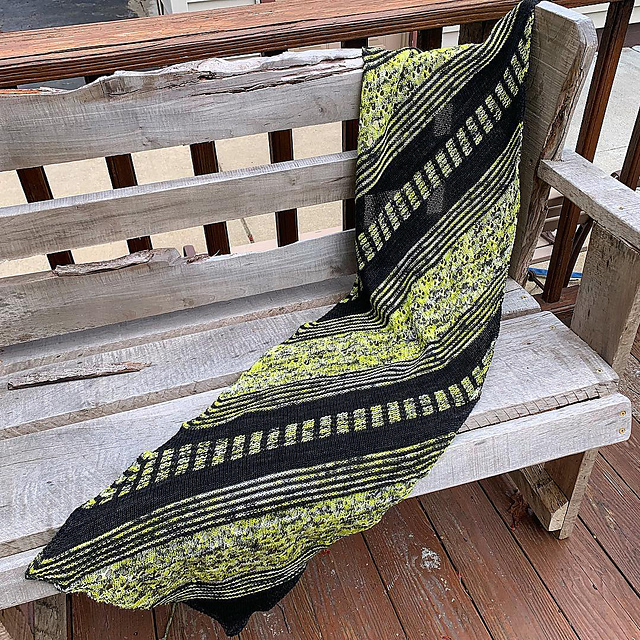 Burst into Bloom Shawl