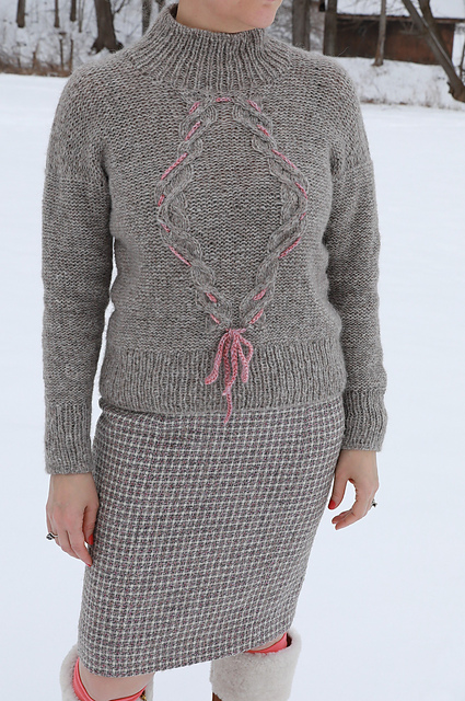 Threaded Cable Pullover