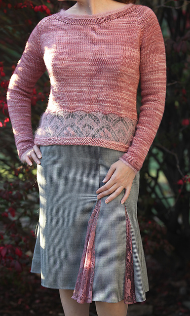 Rose Gold Peeking Pullover