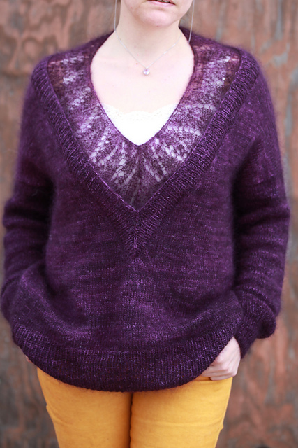 Plunge In Sweater