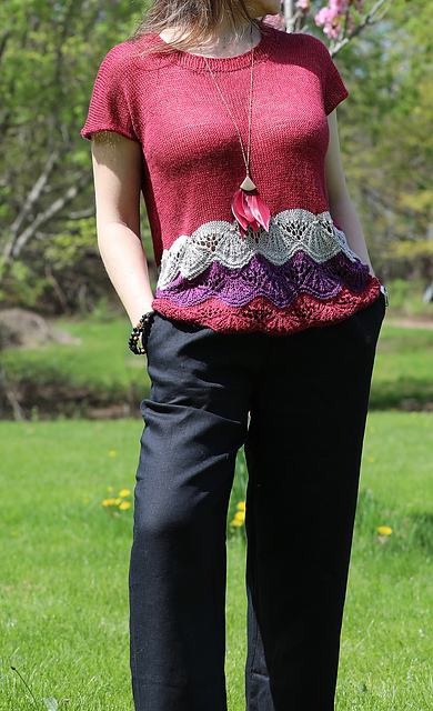 Scalloped Edge Tee