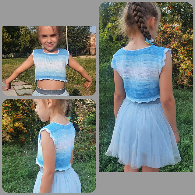 Short top for girls