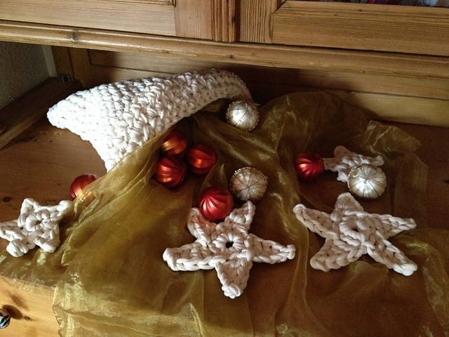 Bändersalat Weihnachtsdekoration 1