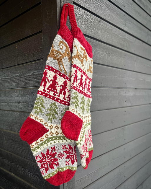 Julestrømpe hobbyuglasadvent