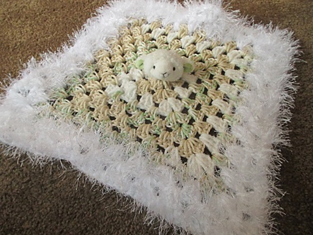 Top This! Granny Square Lovey with Bunny