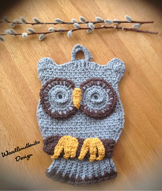 "Lil" Country Owl Potholder