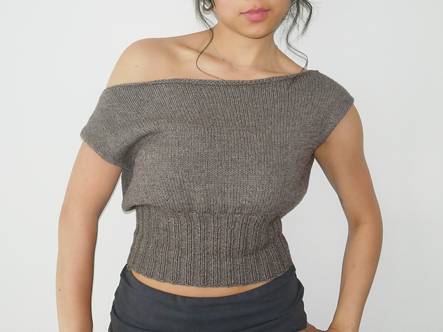 トップス MIUMIU Asymmetry Frilly Knit Long Tops Miu Miu logo-intarsia Top | Red | FARFETCH