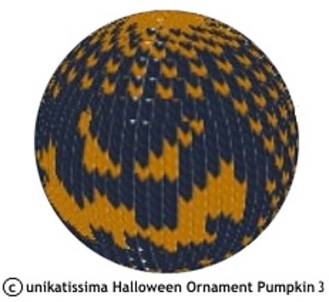 Halloween Ornament Pumpkin 3