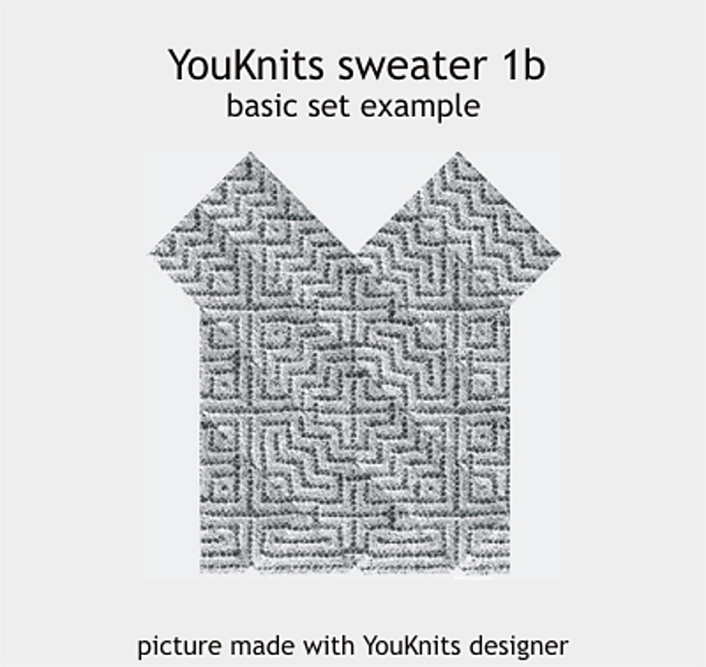 YouKnits lace example sweater 1b