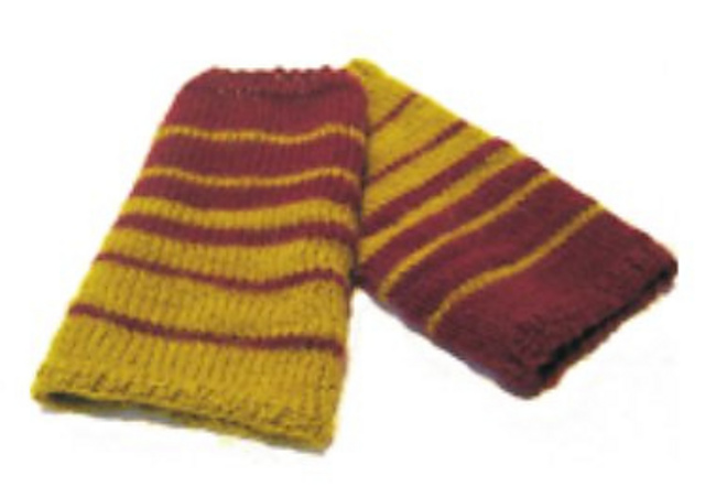 Fibonacci Striped Wristwarmers