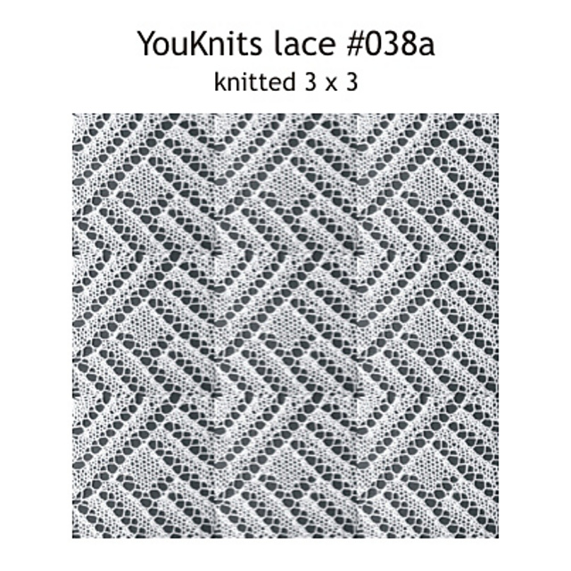 YouKnits lace #038a