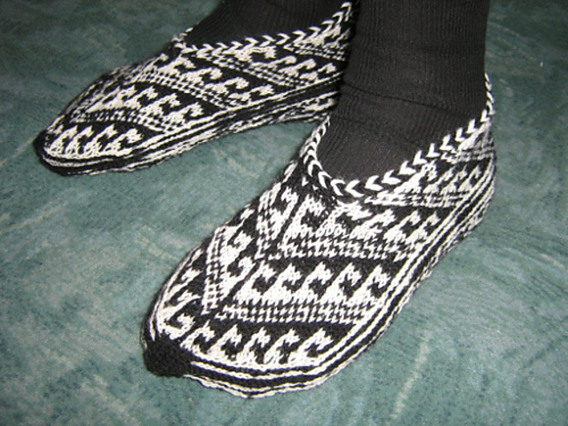 Türkei - Slipper mit Jacquardmuster
