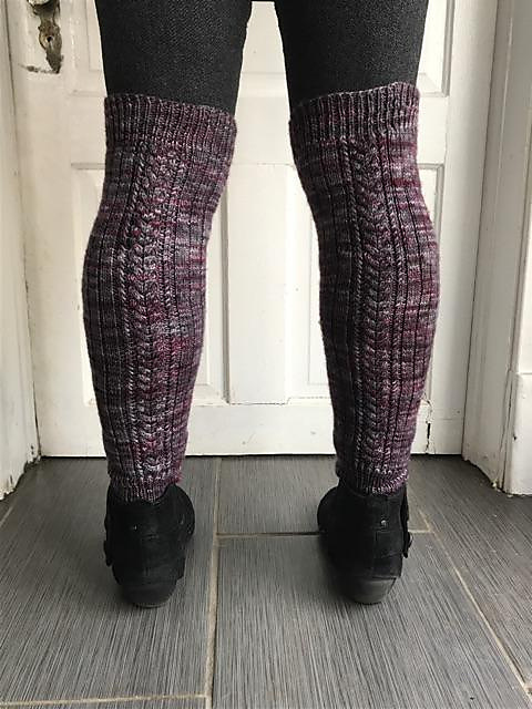 Michelle's Cable Leg Warmers