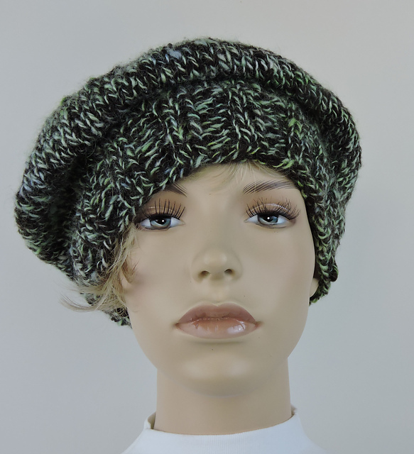 Ravelry Beret Slouch Hat pattern by Withers Wool and Farm