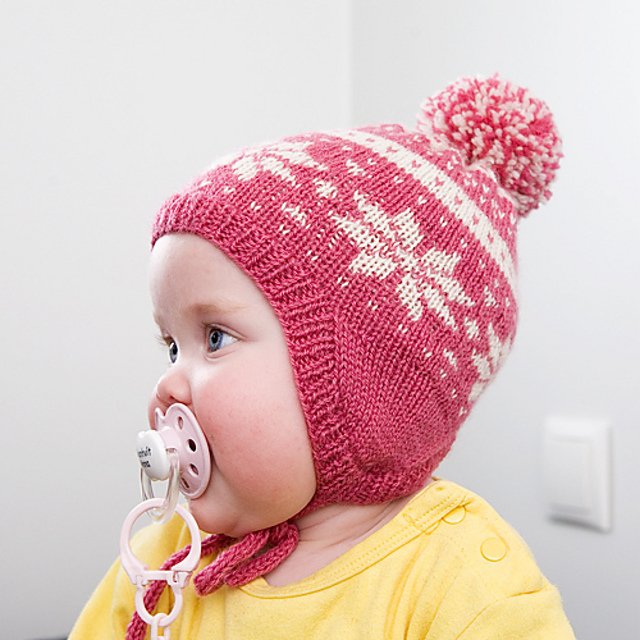 Baby snowflake hat