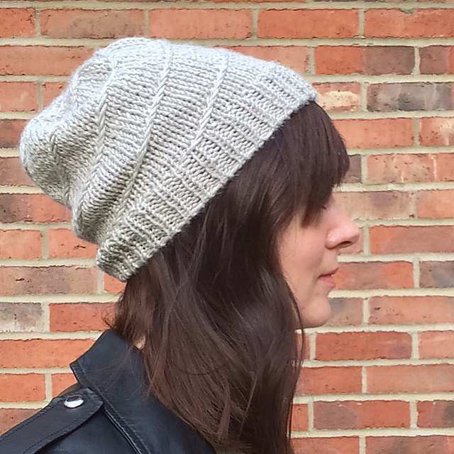 Slouchy Hat Ravelry Spiral Knit Hat Spiral Slouch Beanie