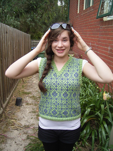 Blue and Green Must Never be Seen Vest