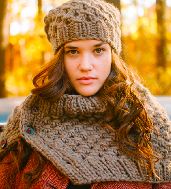 Old Town Afternoon Hat and Cowl