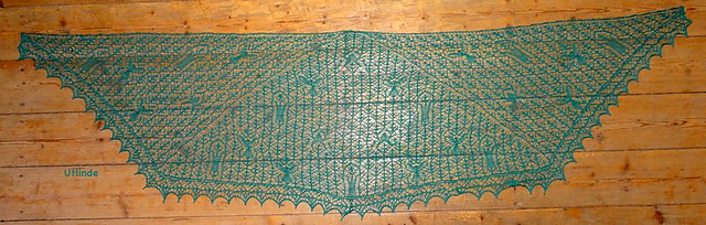 Adventskalendertuch 2015 /AdventCalendarShawl 2015