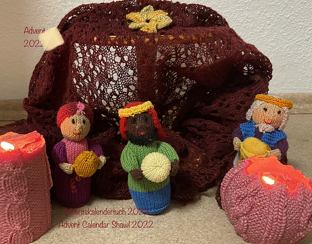 Adventskalendertuch2022/ AdventCalendarShawl2022