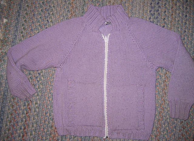 Child's Zippered Cardigan