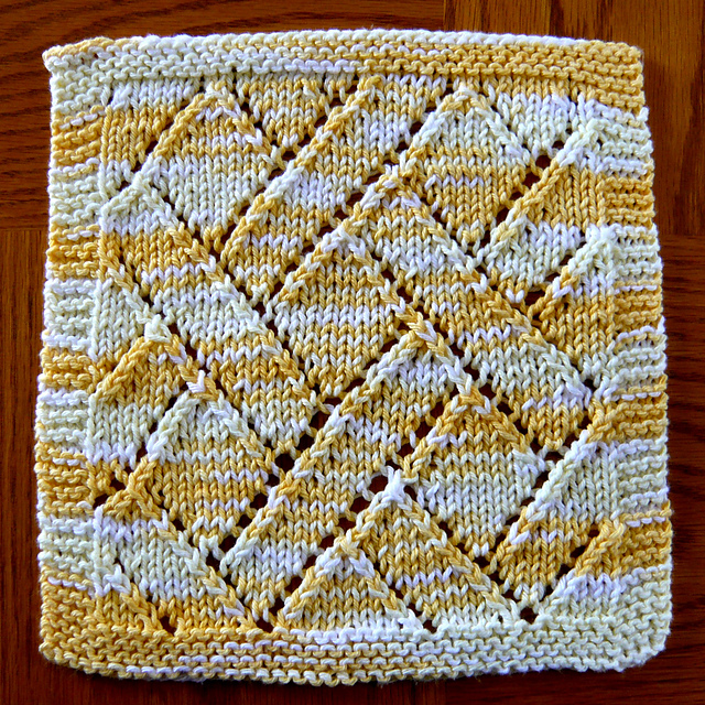 Diamond Mosaic Washcloth