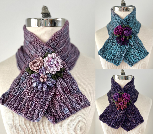 Floral Reversible Scarf