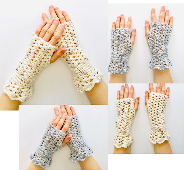 Elegant Lace Hand Warmers