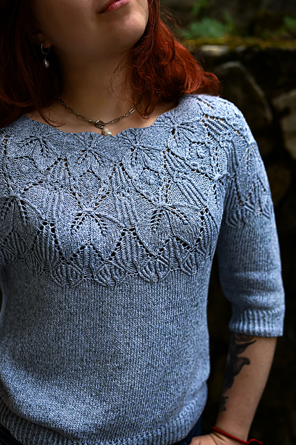 トップス volume hand knit outer Ravelry: Eisla Top pattern by Valentina Bogdanova
