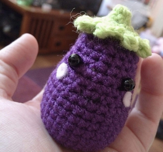 Amigurumi Aubergine