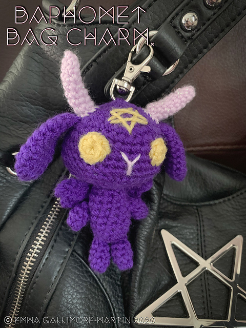 Baphomet Bag Charm.