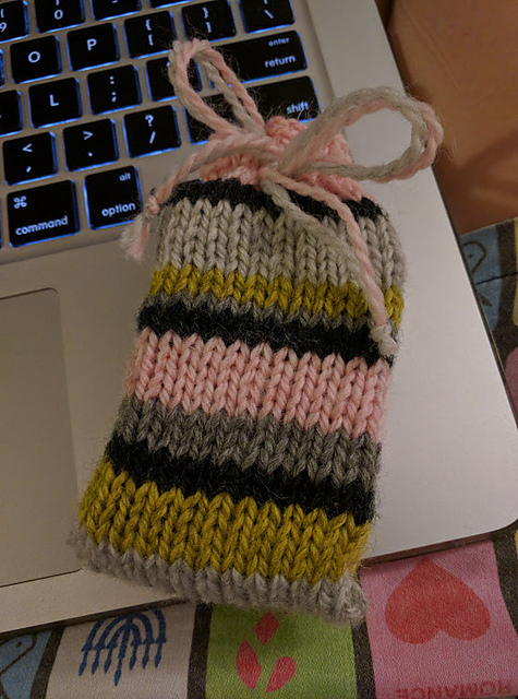 Felted Soap Saver Knit